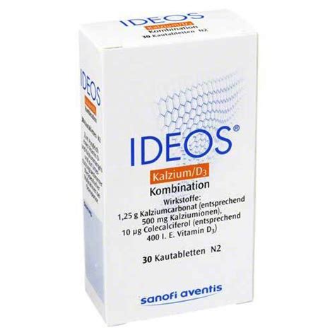 IDEOS 500mg 400 I E Kautabletten 30 St Meine OnlineApo