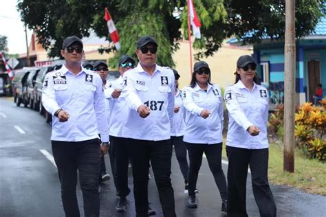 Semarak HUT Ke 78 Di Sitaro Ratusan Peserta Ikut Gerak Jalan Manado Post