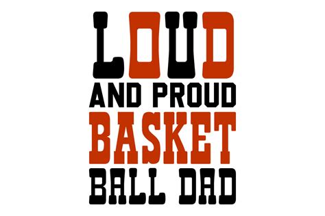 Loud and Proud Basketball Dad Gráfico por Craftinglia Creative Fabrica