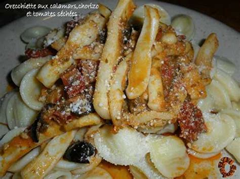 Orecchiette Aux Calamars Chorizo Et Tomates S Ch Es De Bzh Sandra Et