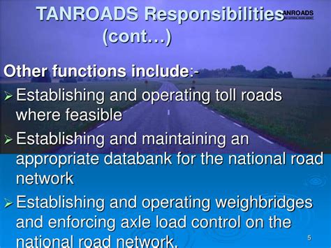 Ppt Tanzania National Roads Agency Powerpoint Presentation Free