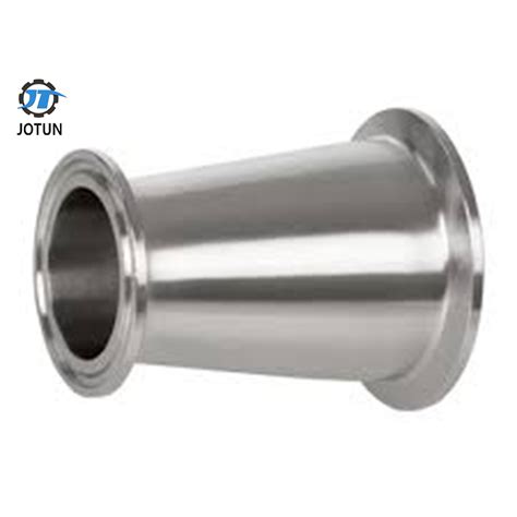 Sms Din Stainless Steel Seamless Pipe Fitting Clamped Eccentric