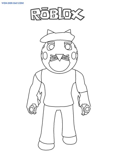 Dinopiggy Dibujos De Piggy Roblox Para Colorear E Imprimir Tina