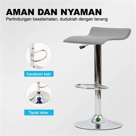 Jual Kursi Bar Stool Hidrolik Cafe Kursi Bar Minimalis Multifungsi