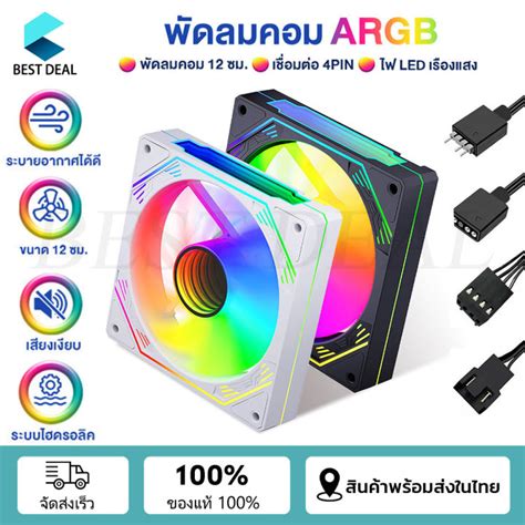 พัดลมระบายความร้อน พัดลมเคส ประสิทธิภาพสูง Cooling Fan พัดลมคอมพิวเตอร์