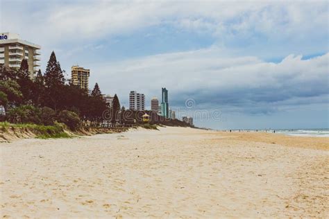 The Beach And Landscape In Surfers Paradise On The Gold Coast Editorial