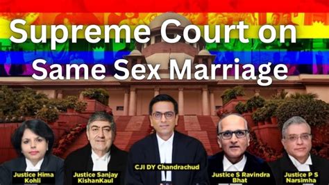 Same Sex Marriage Verdict Supreme Court Of India Sc Refuse To Recognise Same Sex Marriage