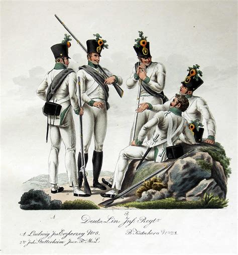 Austrian Army German Infantry Austrian Empire Napoleonic Wars