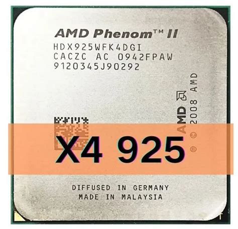 Процессор AMD Phenom II X4 925 OEM без кулера 4 яд 2 8 ГГц купить