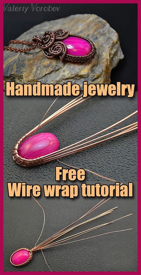 How To Wire Wrap Stones For Beginners Free Wire Wrapped Tutorials Step