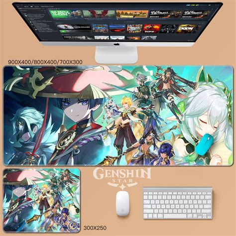 Genshin Impact Mouse Pad Collection For Travelers Genshin Star