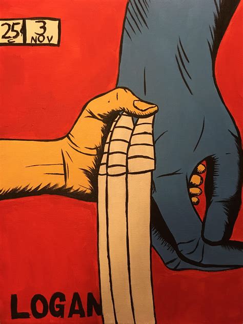 Not Sure This Is Allowed But I Painted A Logan Poster Classic Comic