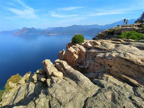 Corsican landscapes between the beach and mountains