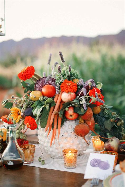 Wedding Centerpieces With Fruits And Vegetables