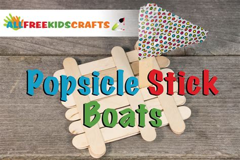 How To Make Popsicle Stick Boat