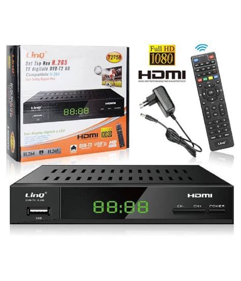 DECODER DIGITALE TERRESTRE T2 SET TOP BOX FULL HD DVB T2 HD H 265 T2758