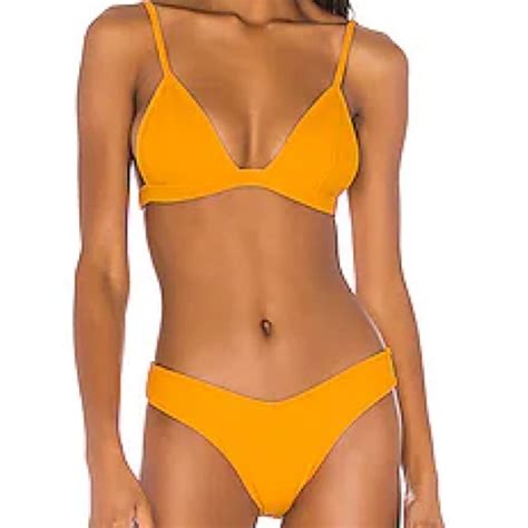 Montce Swim Montce Swim Mango Rib Hunter Triangle And Uno Bikini
