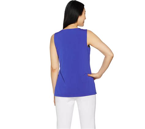 Susan Graver Liquid Knit Sleeveless Top