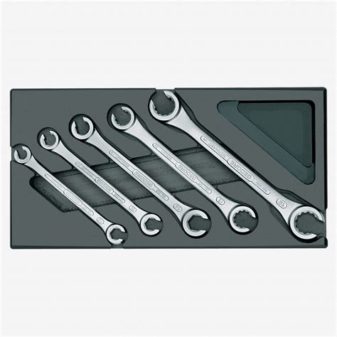 Gedore 1500 Es 400 Set Of Open Flare Nut Spanners In 1 3 Es Tool Module