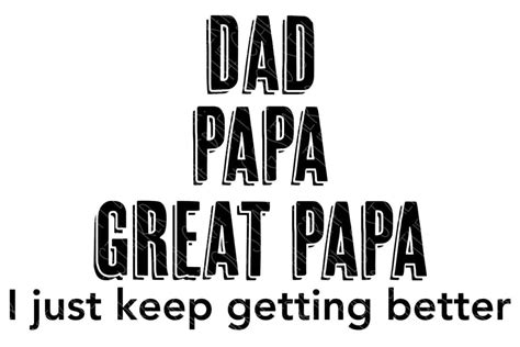 Dad Papa Great Papa Svg The Crafty Blog Stalker
