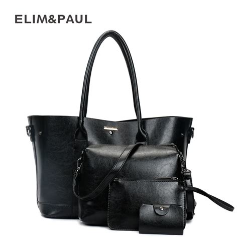 Elim Paul Women S Bag Female Pu Leather Shoulder Bags Women Fashion