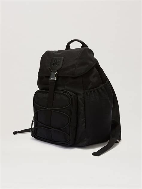 Buckle Monogram Backpack In Black Palm Angels® Official
