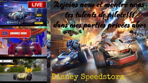 Disney Speedstorm Live Fr Prends Ton Bolide Et Viens Jouer Avec Nous