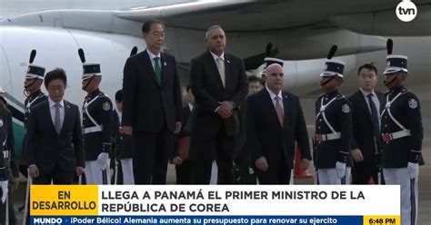 Primer Ministro De Corea Del Sur Llega A Panam Para Cumplir Con Agenda