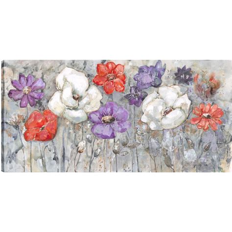 Art Maison Canada Floral Colors Printed Canvas Unframed The Home