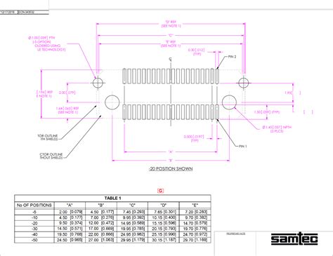 LSHM Veritcal SMT Footprint Datasheet By Samtec Inc Digi Key Electronics