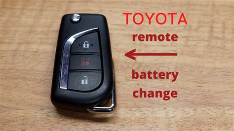 Toyota Key Fob Tips How To Open Replace Dead Smart Key Off