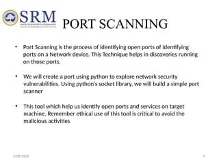 Vulnerability Scanner On Web Application Pptx