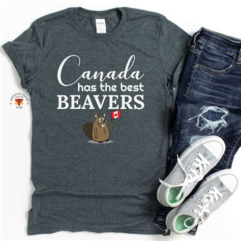 Canada Day T Shirt Canadian Beavers Funny Canada Shirt Etsy Canada