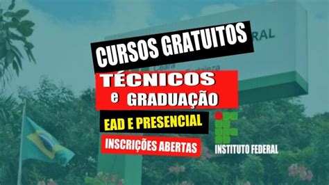 Quer Fazer Um Curso T Cnico Ou Faculdade De Gra A E Online Ead Est O