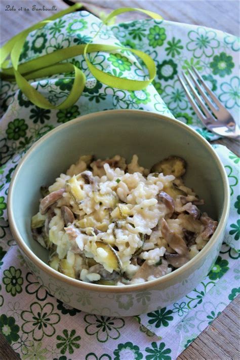 Risotto de courgettes façon Cyril Lignac Recette de Lolo et sa