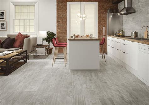 Grey Wood Tile Kitchen Floor Flooring Guide By Cinvex