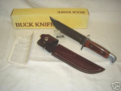 Vintage Buck 124 Fixed Blade Knife Knives - NIB | #24841972