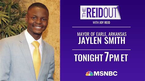 TONIGHT: Mayor Jaylen Smith, the 18-year-old mayor of Earle, Arkansas ...