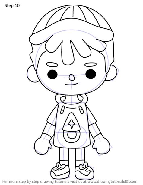 How To Draw Leon From Toca Life World Toca Life World Step By Step