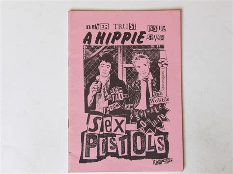 Never Trust A Hippy A5 Fanzine 7 1994 Sex Pistols