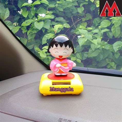 Jual Boneka Pajangan Hiasan Kue Bobble Head Goyang Solar Dashboard