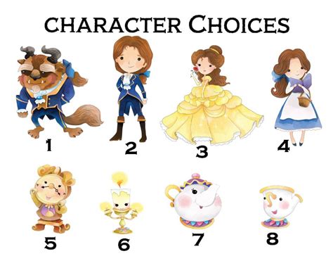 Beauty And The Beast Group Clip Art Images Disney Clip Art Galore