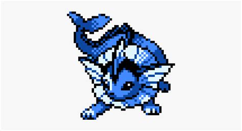 Pokemon Gold Vaporeon Sprite, HD Png Download , Transparent Png Image ...