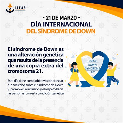 D A Internacional Del S Ndrome De Down Iafas Fosmar