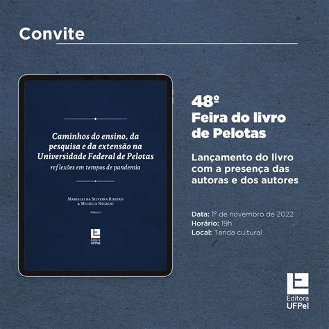 Convite Para Lançamento De Livro Portal Do Centro De Letras E Comunicação