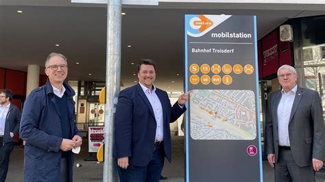 Troisdorf City Erste Mobilit Tsstationen An Den Bahnh Fen Troisdorf