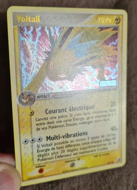 CARTE POKÉMON VOLTALI 8 115 Bloc EX Holo Reverse EX Forces Cachées Tcg