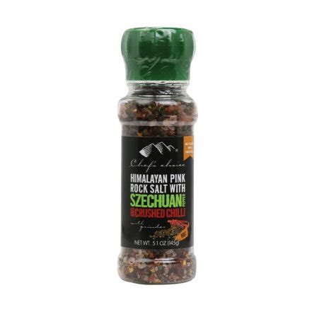 Himalayan Pink Rock Salt With Szechuan Pepper Crushed Chilli