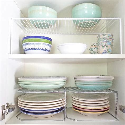 Shelf Risers If You Cant Create More Storage Space In Your Home