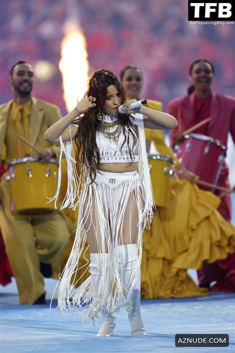 Camila Cabello Sexy Seen Flaunting Her Hot Curves During Her Performance At The Champions League